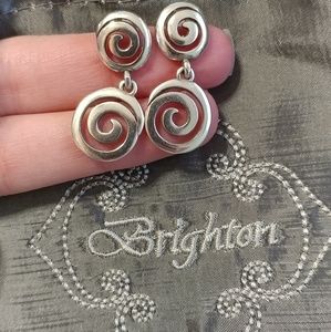 Sterling Silver Dangle Brighton Earrings w/Box